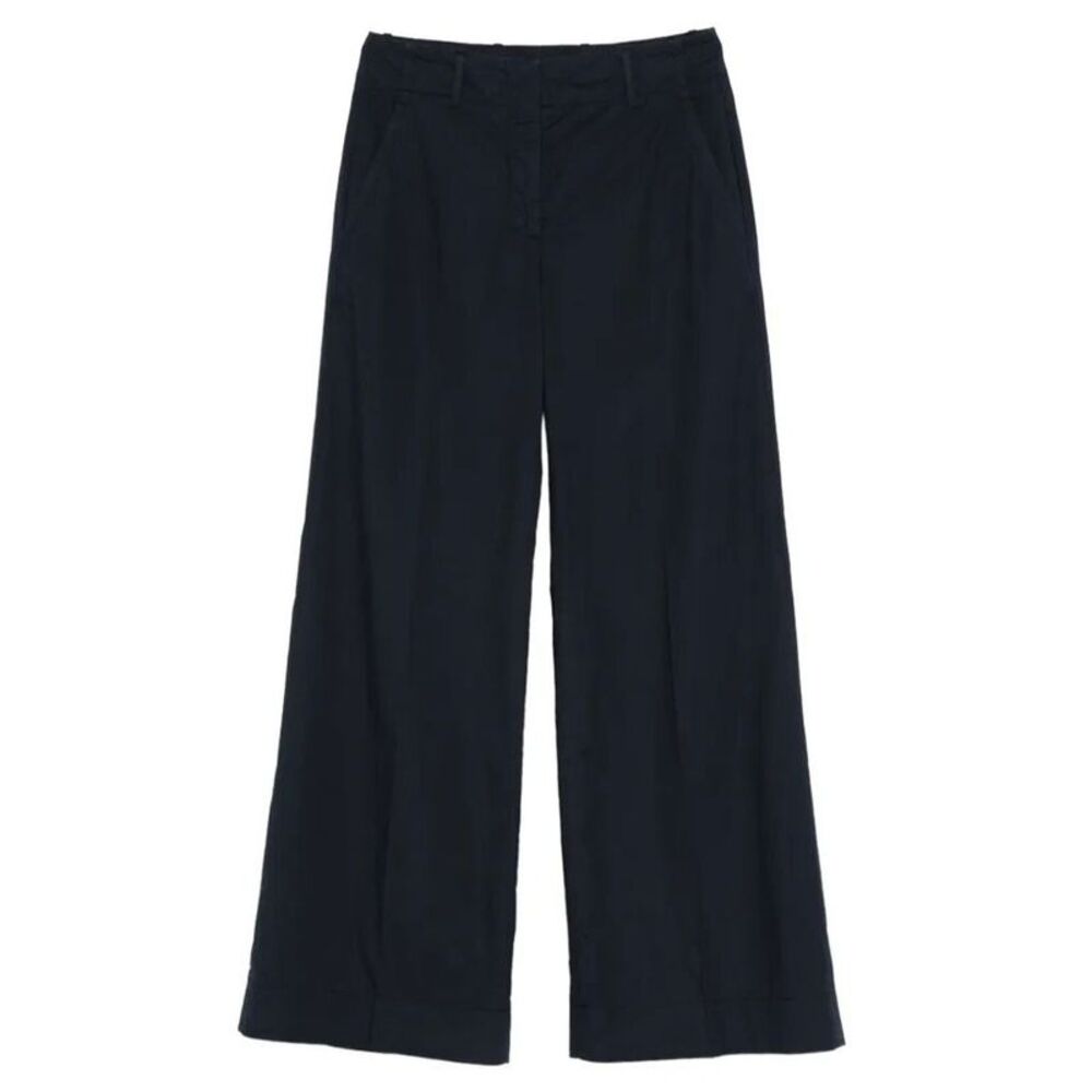 Incotex Women Ilya Wide-Leg Cotton Trousers